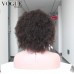 13x6 Lace Front Wigs 150% Density Brazilian Afro Kinky Curly 4B 4C Human Virgin Hair for Black Women Long Parting Lace Front Wig with Pre Plucked Natural Hairline